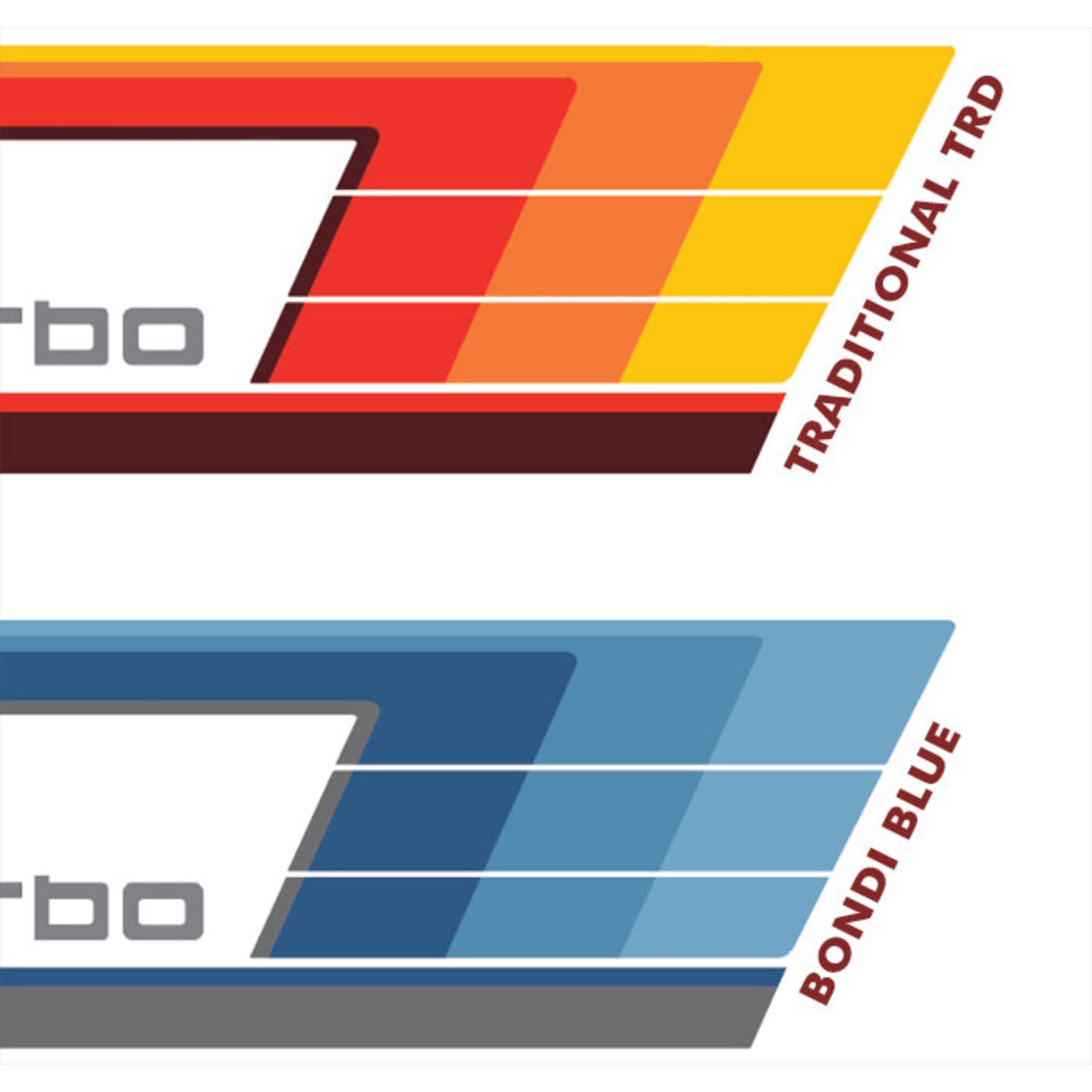 Decal Body Stripe Kit (Tweed) for the Toyota LandCruiser 73/74 Series (1984–1990) (view 7)