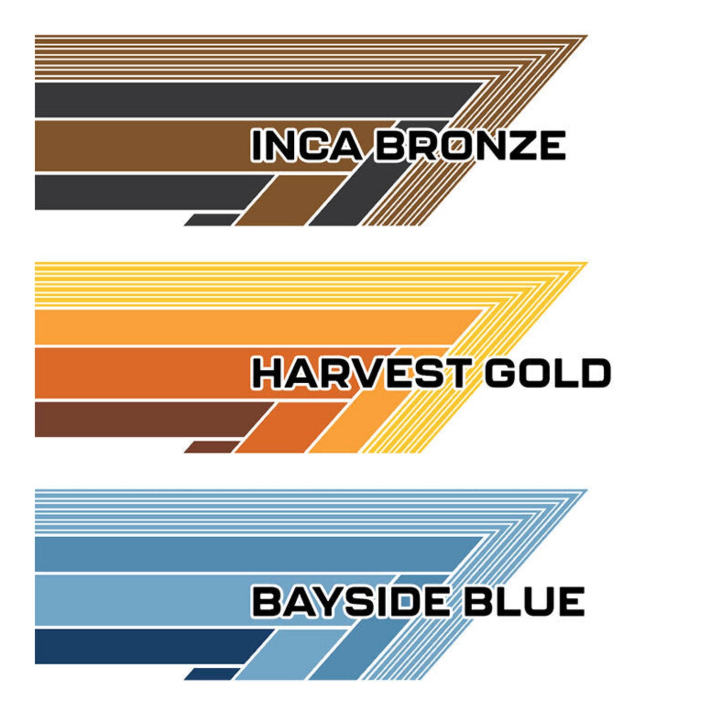 Decal Body Stripe Kit (Kiah River) - 78 Series Troop Carrier (1999-)