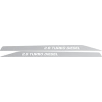 Bonnet Decals (Pair) for the Toyota LandCruiser Facelift 70 Series (2024-) (view 5)