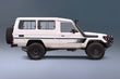 Broome body stripe kit - J75 Series Toyota Land Cruiser Troop Carrier black gradient vehicle