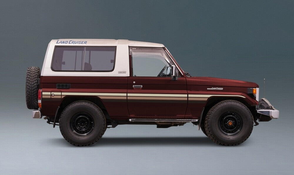 Brussels body stripe kit - BJ73/BJ74 MWB Land Cruiser brown gradient dark vehicle