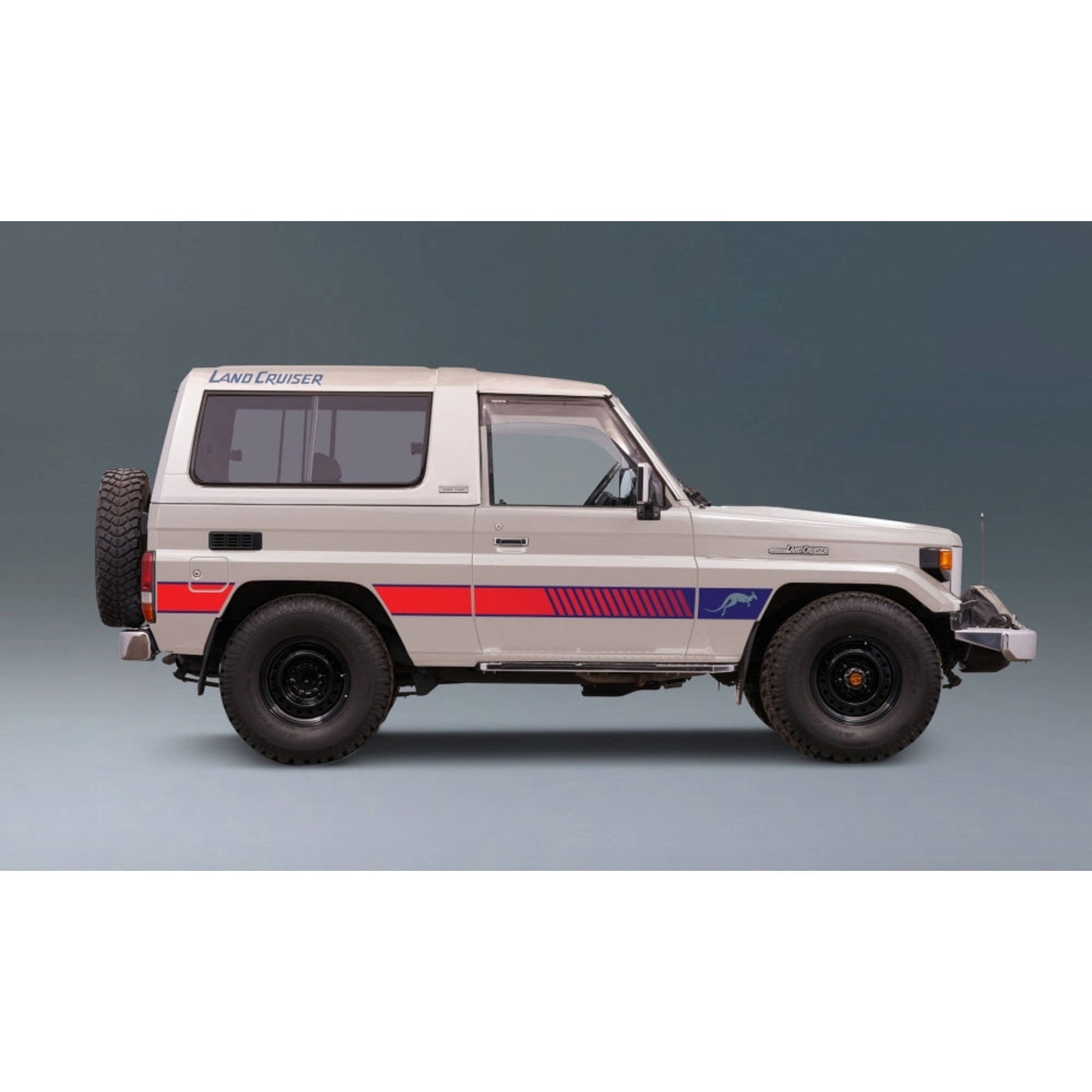 Decal Body Stripe Kit (Uluru) for the Toyota LandCruiser 73/74 Series (1984–1990) (view 7)
