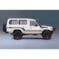 Decal Body Stripe Kit (Tarcutta) for the Toyota LandCruiser 78 Series Troop Carrier (1999-) (view 6)