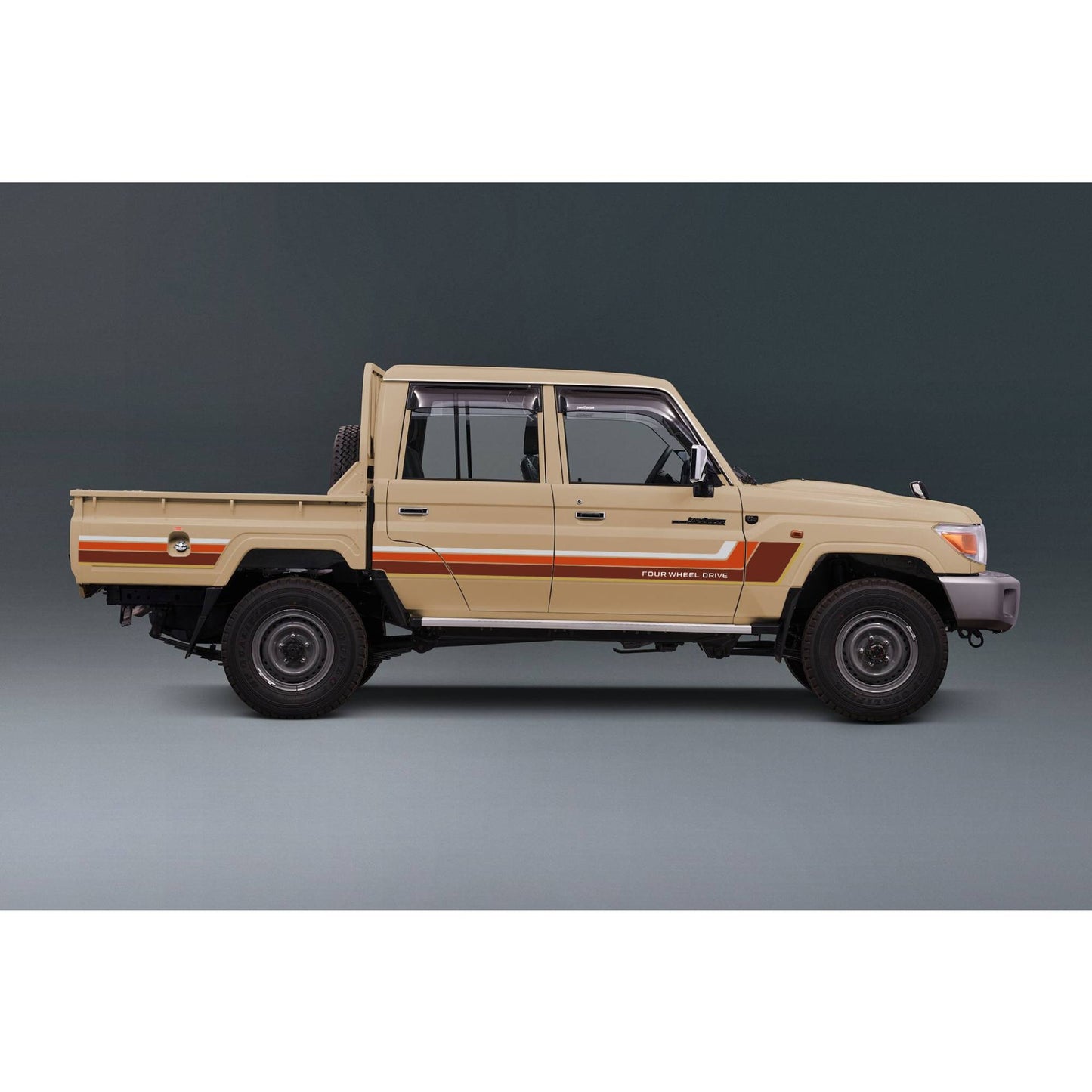 Decal Body Stripe Kit (Renmark) - 79 Series Dual Cab (2012-)