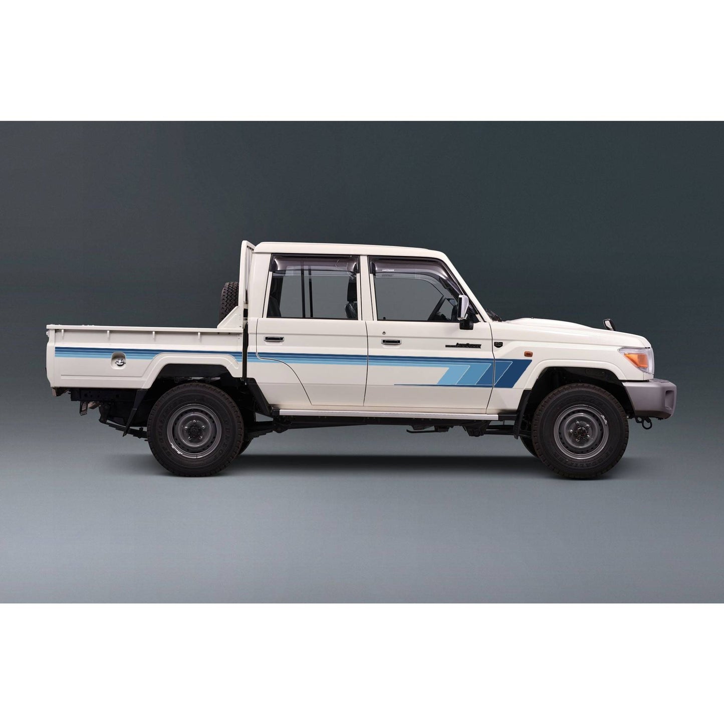 Decal Body Stripe Kit (Broome) - 79 Series Dual Cab (2012-)