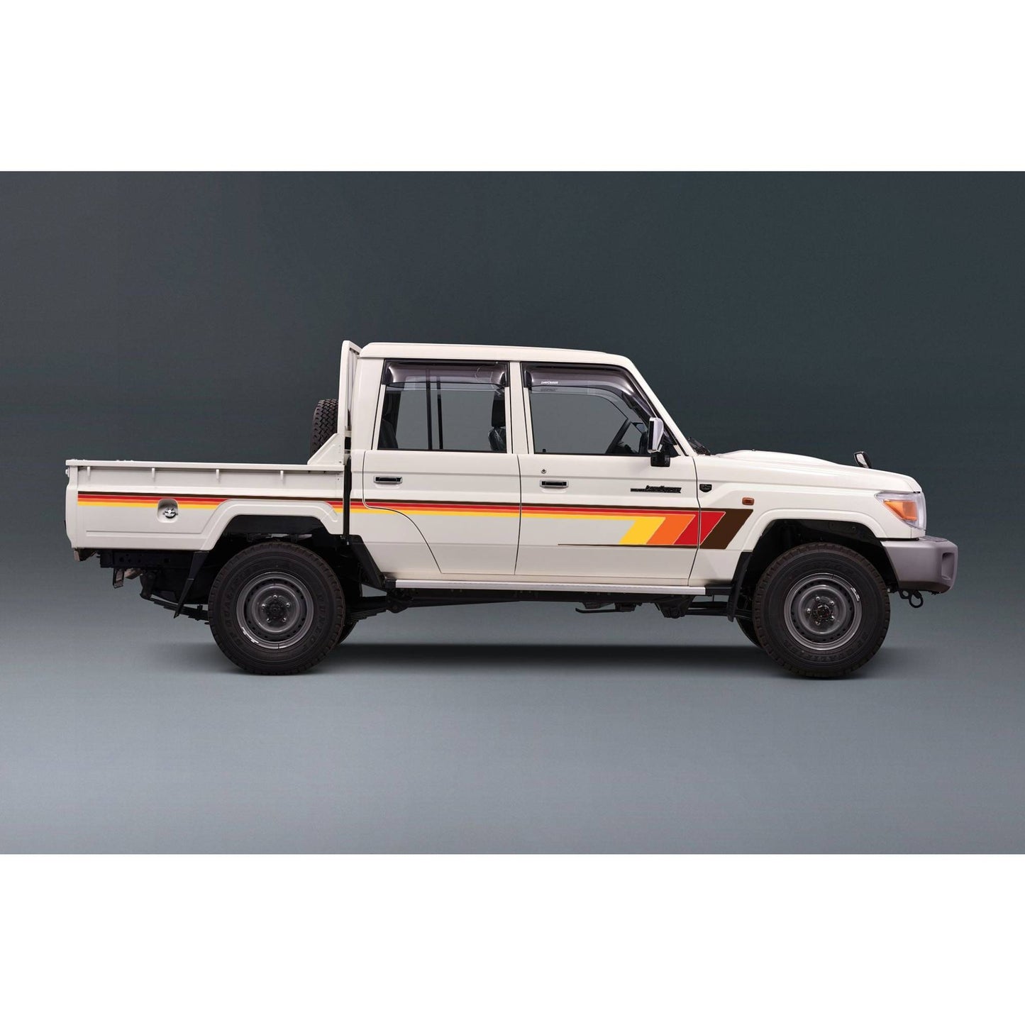 Decal Body Stripe Kit (Broome) - 79 Series Dual Cab (2012-)