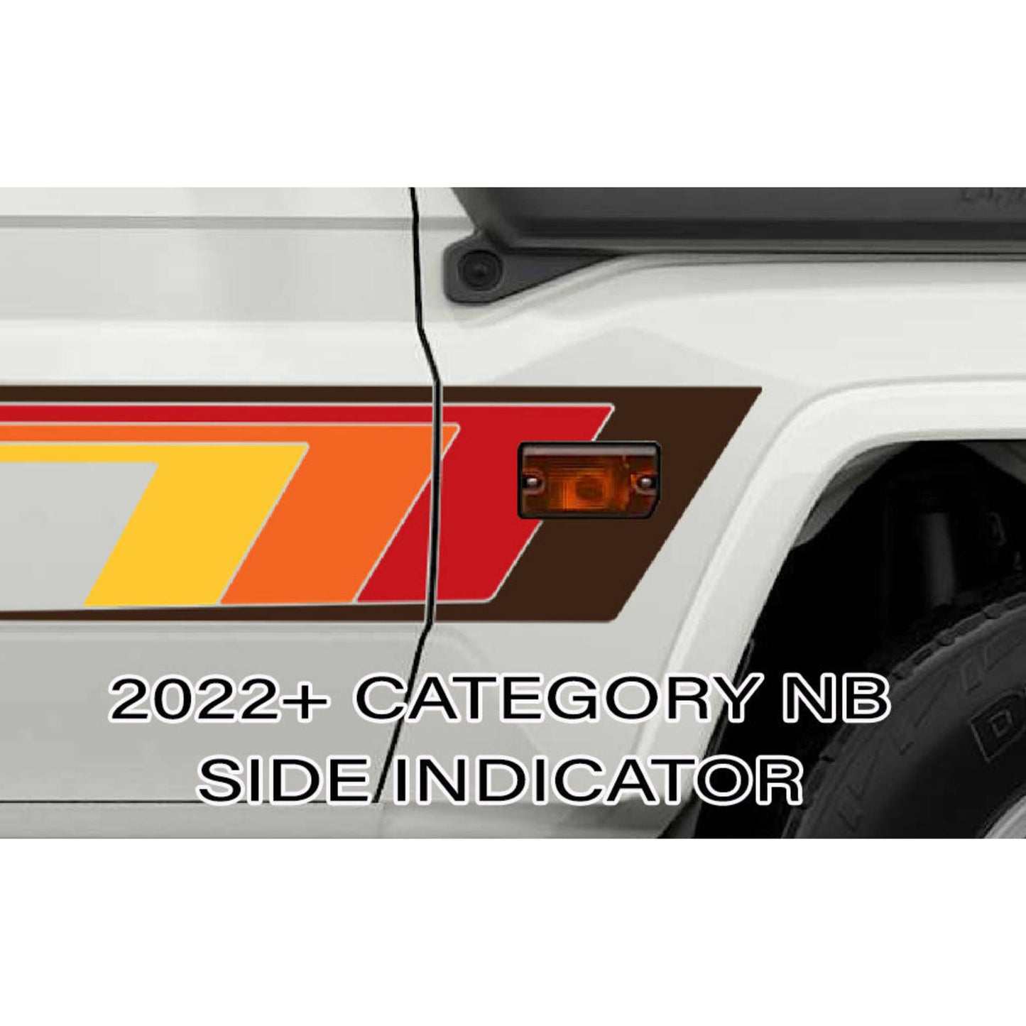 Decal Body Stripe Kit (Broome) - 79 Series Dual Cab (2012-)