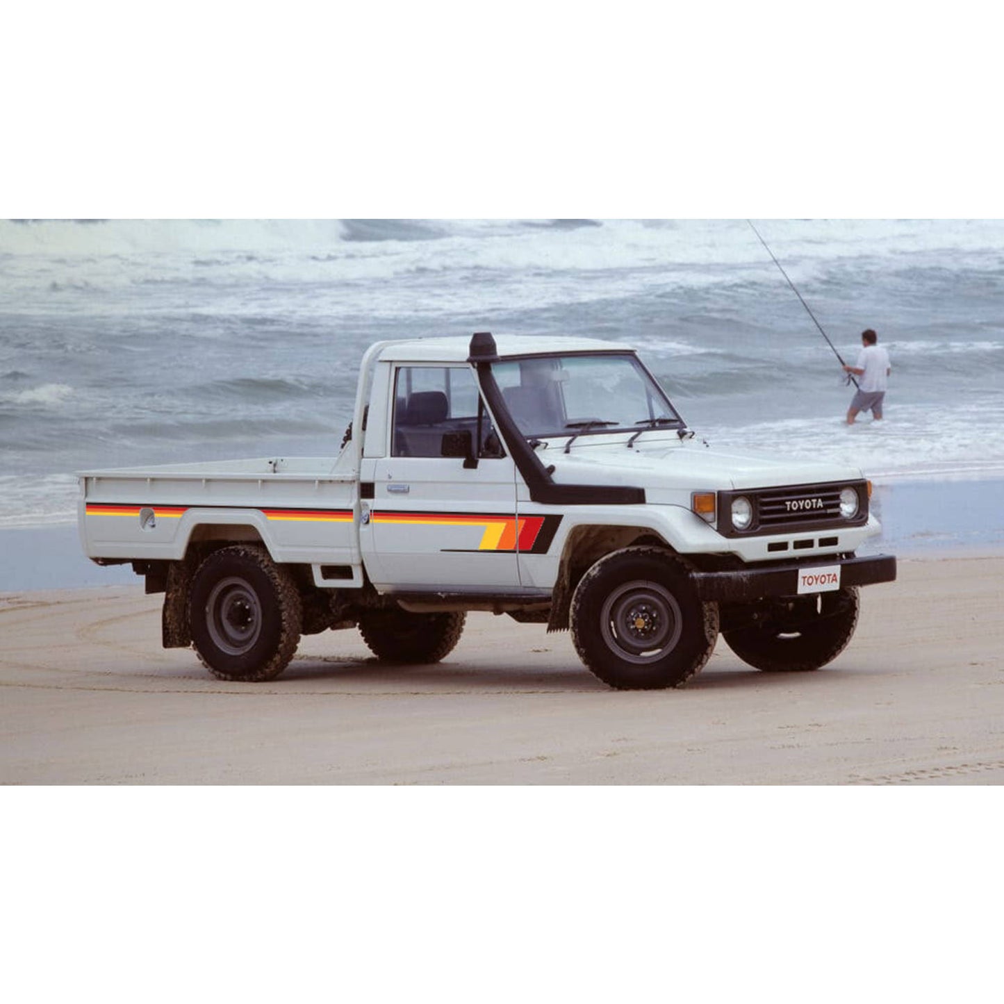 Decal Body Stripe Kit (Broome) - 75/79 Series Single Cab (1985-)