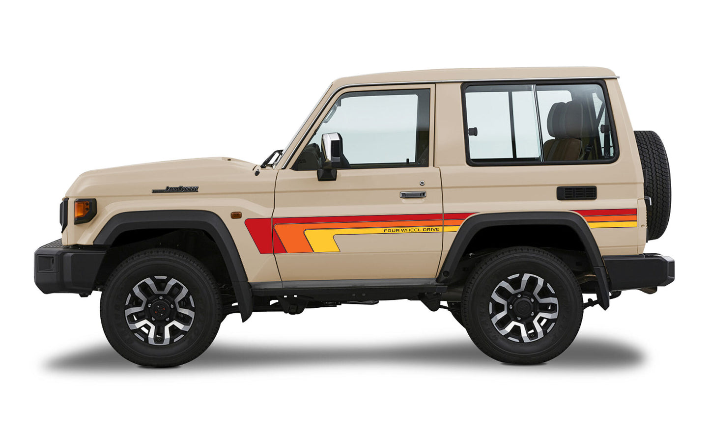 70 Series Land Cruiser Decal Body Stripe Kit (Ballina) -  71 Series (2023-)