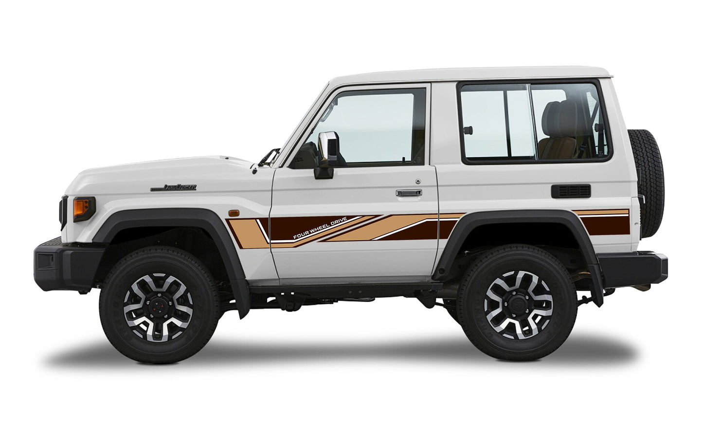 70 Series Land Cruiser Decal Body Stripe Kit (Barossa) -  71 Series (2023-)