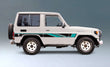 70 Series Land Cruiser Decal Body Stripe Kit (Barossa) -  71 Series/Bundera (1984–)