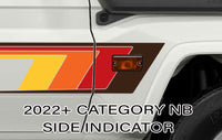 70 Series Land Cruiser Decal Body Stripe Kit (Broome) - 79 Series Dual Cab (2012-)