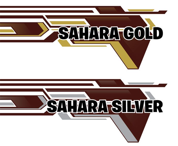 70 Series Land Cruiser Decal Body Stripe Kit (Doha) -  71 Series (2023-)