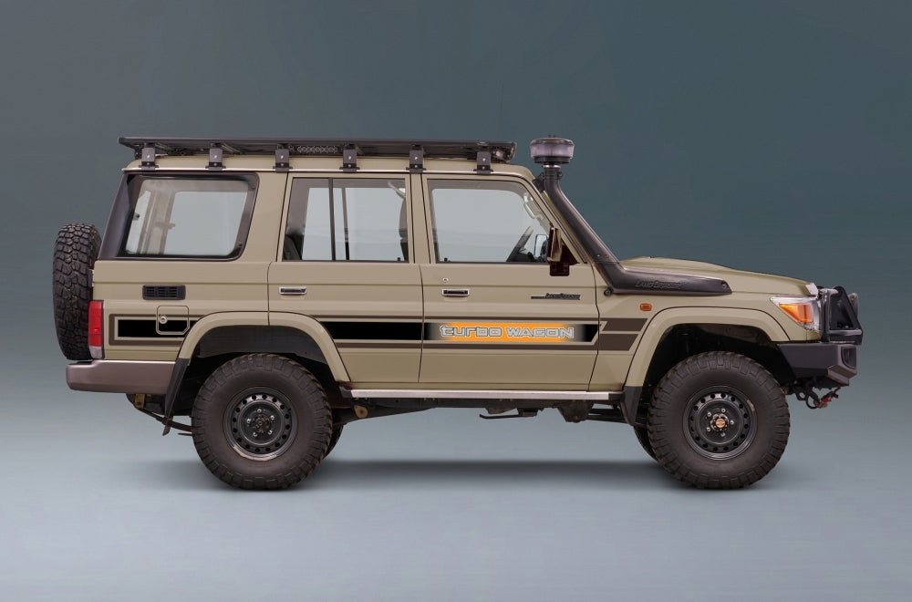 70 Series Land Cruiser Decal Body Stripe Kit (Helsinki) - 76 Series (2007-)