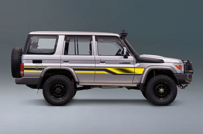 70 Series Land Cruiser Decal Body Stripe Kit (Mecca) - 76 Series (2007-)