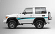 70 Series Land Cruiser Decal Body Stripe Kit (Narrabri) -  71 Series (2023-)