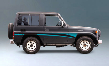 70 Series Land Cruiser Decal Body Stripe Kit (Narrabri) -  71 Series/Bundera (1984–)