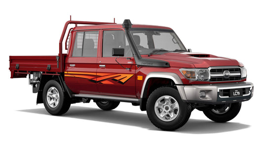 70 Series Land Cruiser Decal Body Stripe Kit (Tenterfield) - 79 Series Dual Cab (2012-)