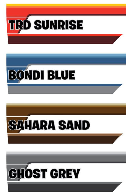 70 Series Land Cruiser Decal Body Stripe Kit (Tweed) - 75/79 Series Single Cab (1985-)