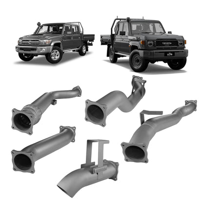 70 Series Land Cruiser Extreme Duty 4 Turbo Back Exhaust - 79 Series Dual Cab (2012 - 2024)