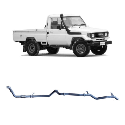 70 Series Land Cruiser Extreme Duty Exhaust - 78 Series (01/1990 - 01/2007), 75 Series (03/1990 - 11/1999)
