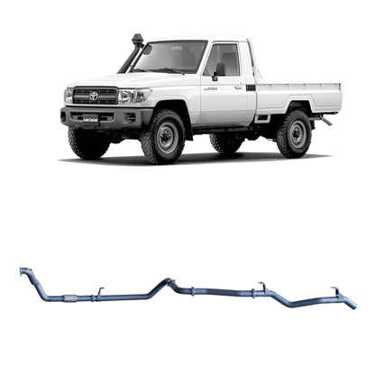 70 Series Land Cruiser Extreme Duty Exhaust - 79 Series 4.2L 1HZ (10/1999 - 01/2007)
