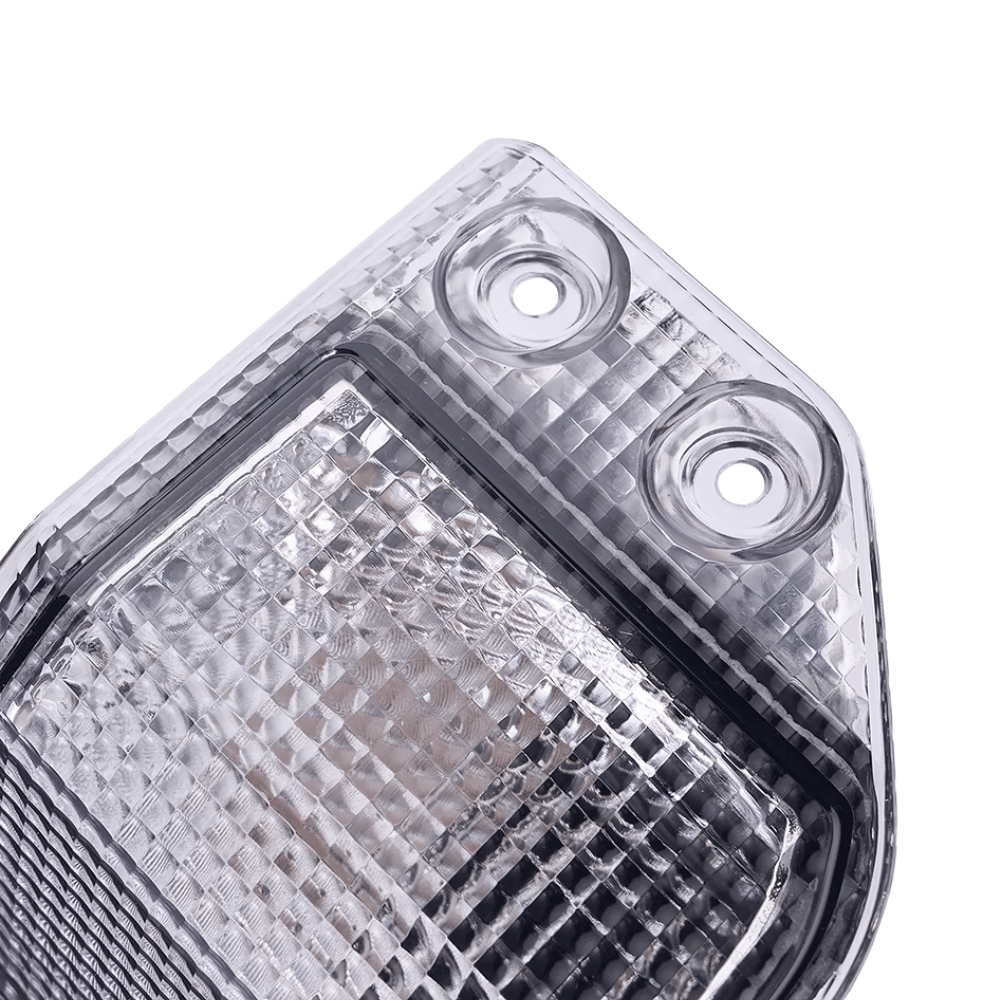 Pair Front Indicator Corner Light Assemblies For Toyota Landcruiser 60 Series - Clear/Amber
