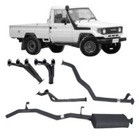Performance 2.5" Headers & Exhaust - 75/78 Series 4.2L 1HZ
