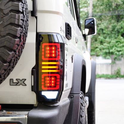 Toyota Land Cruiser LED Tail Lights Pro (76 Series) (Pair)