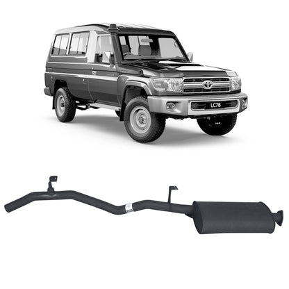 Toyota Land Cruiser Redback Performance Exhaust System for Toyota Landcruiser 75/78 Series 4.2L 1HZ