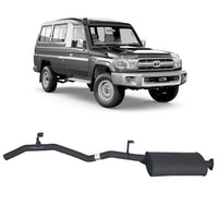 Performance 2.5" Headers & Exhaust - 75/78 Series 4.2L 1HZ