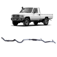 Extreme Duty 3" Turbo Back Exhaust for the Toyota LandCruiser 79 Series Single Cab (03/2007 - 10/2016) (view 6)