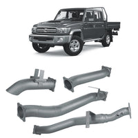 Extreme Duty 4" DPF Back Exhaust - 79 Series Dual Cab