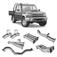 Extreme Duty Twin 4" DPF Back Exhaust - 79 Series