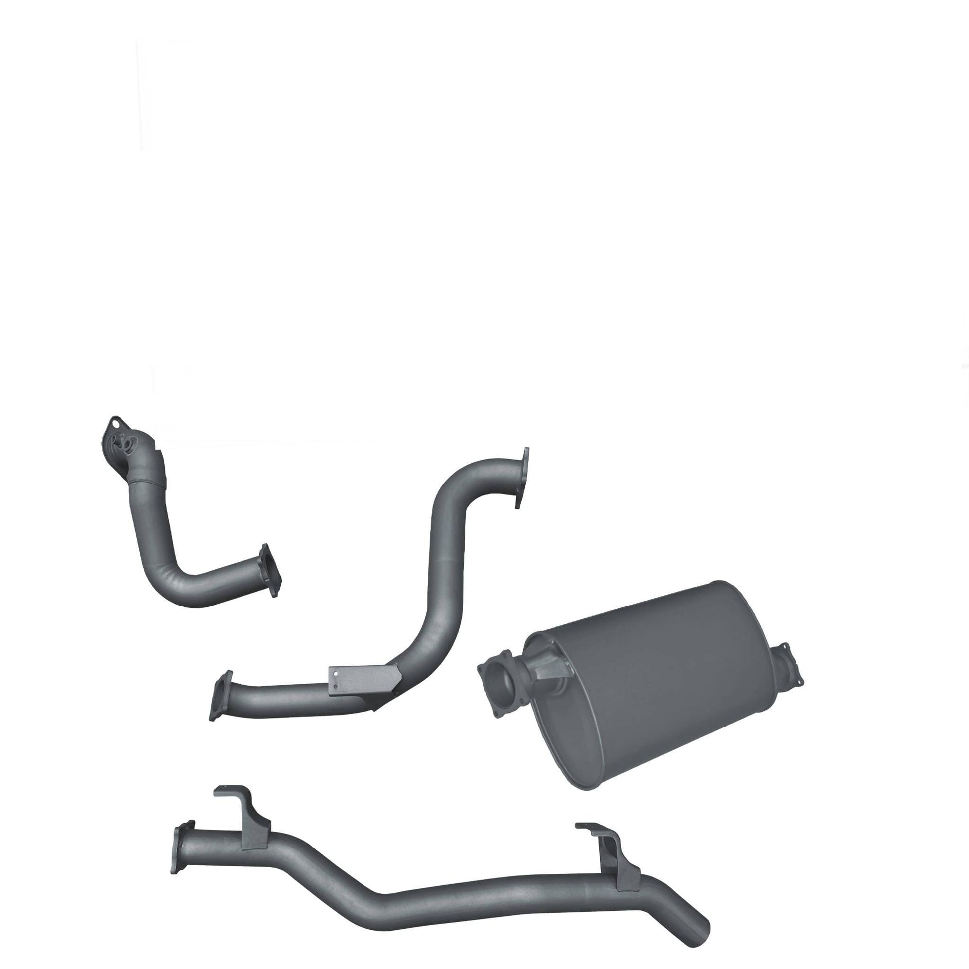 Extreme Duty 3" DPF Back Exhaust for the Toyota LandCruiser 78 Series Troop Carrier (11/2016 - On) (view 3)