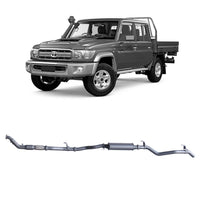 Extreme Duty 3" Turbo Back Exhaust for the Toyota LandCruiser 79 Series Dual Cab (01/2012 - 10/2016) (view 6)
