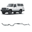 Extreme Duty 3" Factory Dump Pipe Back Exhaust for the Toyota LandCruiser 78 Series 4.2L TD (01/2001 - 01/2007)